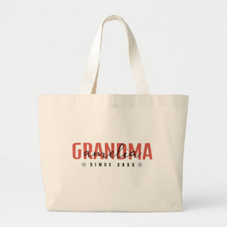 Oma Sinds 20XX Modern, Schoon Hedendaags Grote Tote Bag