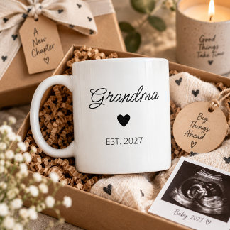 Oma sinds eerste keer oma cadeau modern koffiemok