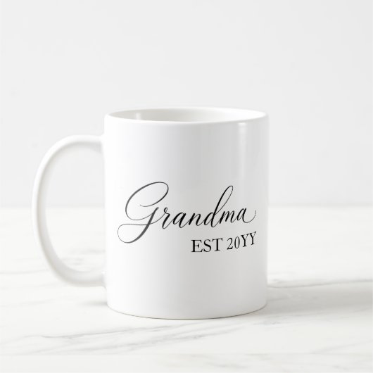 Oma sinds [Jaar] – Persoonlijk  Koffiemok (Links)