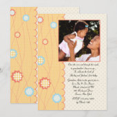 Oma Sip en zie de Uitnodiging van het Baby shower (Voorkant / Achterkant)