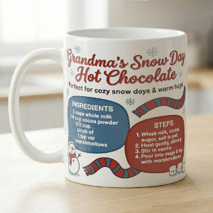 Oma Sneeuwdag Warme Chocolade, Knus Winter Recept Koffiemok