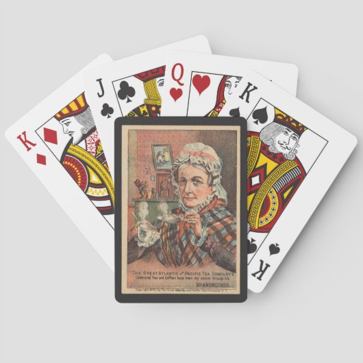  oma-speelkaarten pokerkaarten (Achterkant)
