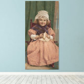Oma spelen canvas afdruk (Insitu (Houten vloer))