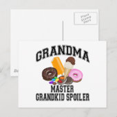 Oma Spoiler Grandma Briefkaart (Voorkant / Achterkant)