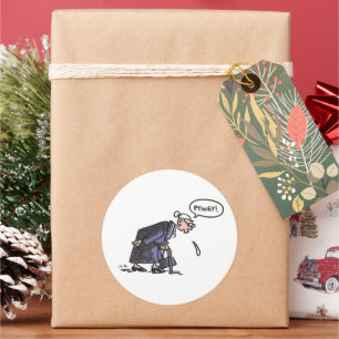 Oma Spugen! rond grote stickers