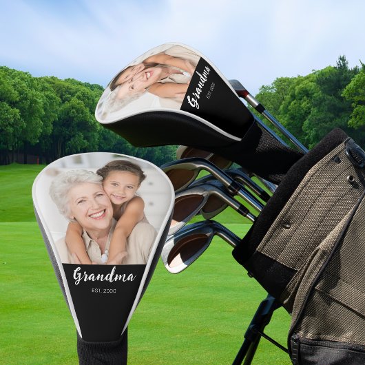 Oma Stelde Modern Schrift Foto Op Golfheadcover