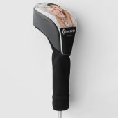 Oma Stelde Modern Schrift Foto Op Golfheadcover (Schuin)