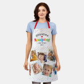 Oma strooit met liefde foto schort (Gedragen)