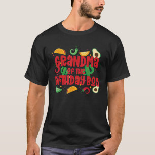 Oma Taco Twosday Fiesta Taco Verjaardag Thema Bo T-shirt