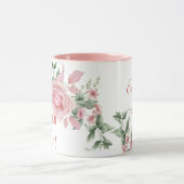 Oma tante jaar oprichtingsdatum Roze rozen Mok (Midden)