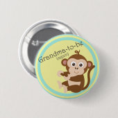 Oma-te-zijn (opnieuw) ronde button 5,7 cm (Voorkant /achterkant)