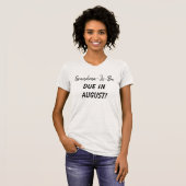 Oma-te-zijn voeg Vervaldatum Typografie Funny Text T-shirt (Voorkant volledig)