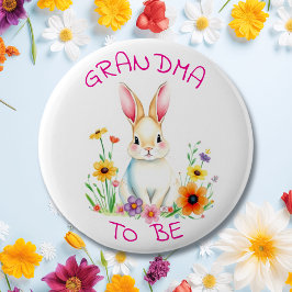 Oma te zijn | Woodland Creatures Baby shower Ronde Button 5,7 Cm