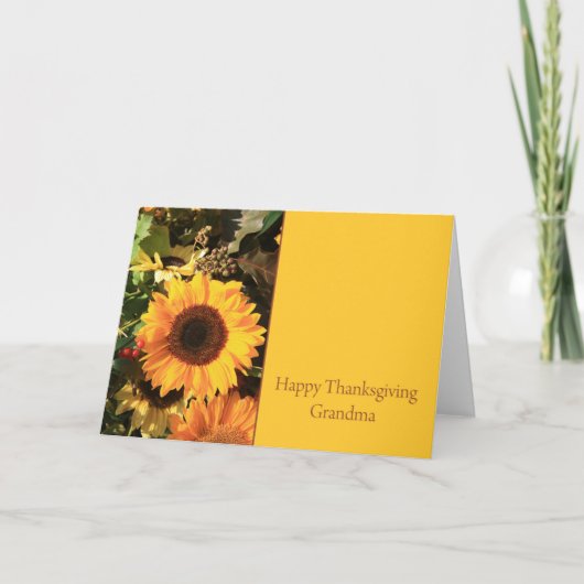 Oma Thanksgiving Kaart (Voorkant)