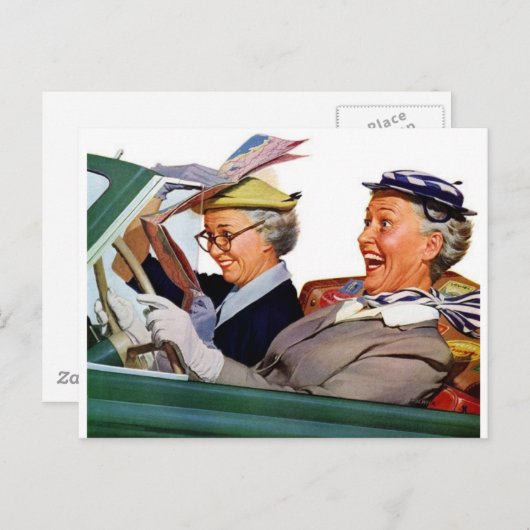 Oma The Speed Queen Briefkaart (Voorkant / Achterkant)