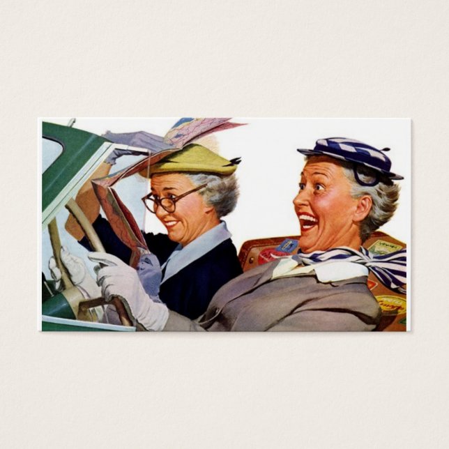 Oma The Speed Queen Visitekaartjes (Voorkant)