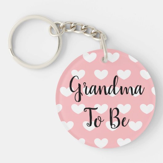 Oma to be, Zwangerschap Aankondiging Ultrageluid Sleutelhanger (Voorkant)