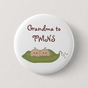 Oma tot TWINS Ronde Button 5,7 Cm
