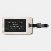 Oma Tree of Life Hearts Bagagelabel (Achterkant horizontaal)