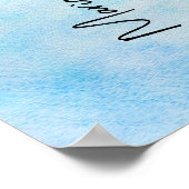 Oma Tuin | Aangepaste gepersonaliseerde familie ku Poster (Hoek)