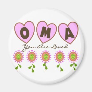 "Oma u wordt gehouden"—Moederdag geschenken Magneet
