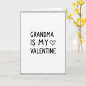 Oma Valentijnspotprentkaart Kaart (Gele Bloem)