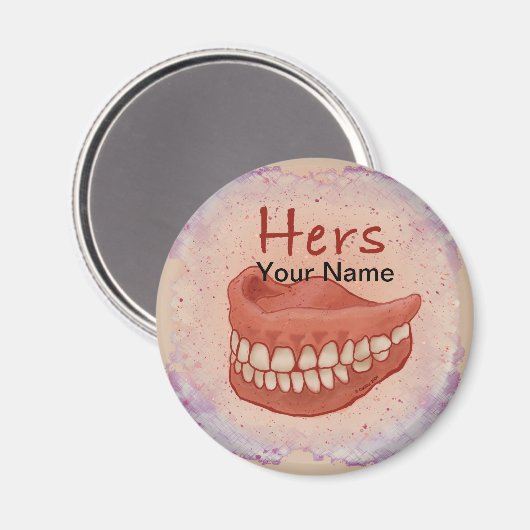 Oma Valse tanden op maat Magneet (Voorkant / Achterkant)