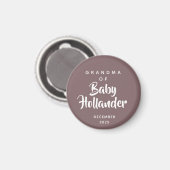Oma van baby zwangerschapsaankondiging magneet (Voorkant / Achterkant)
