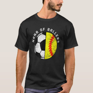 Oma van Ballers Voetbal Softbal Oma T-shirt