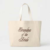 Oma van Bride Classy Browns Grote Tote Bag (Voorkant)