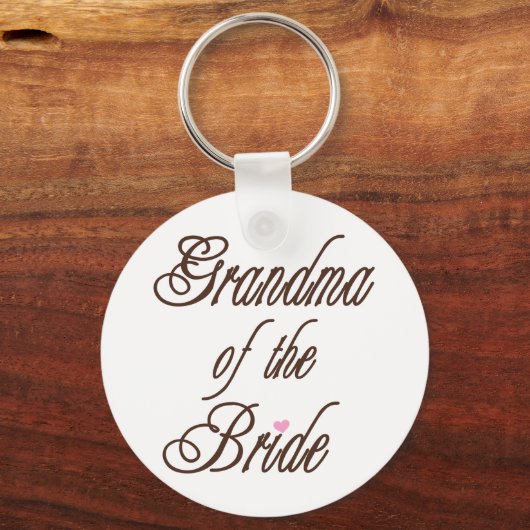 Oma van Bride Classy Browns Sleutelhanger (Voorkant)