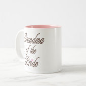 Oma van Bride Classy Browns Tweekleurige Koffiemok (Voorkant links)