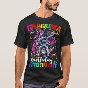 Oma van de Astronaut Boy Colorful Space G T-shirt