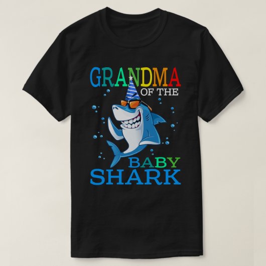 oma van de Baby haaienvleerhaai S T-shirt (Design voorkant)