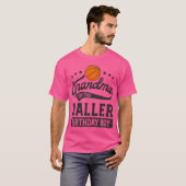 Oma van de baller verjaardag jongen basketbal hen t-shirt (Voorkant volledig)