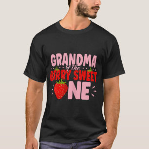 Oma van de Berry Sweet One Aardbei thema B T-shirt