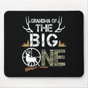 Oma van de Big One verjaardagsjongen Deer Hunter C Muismat