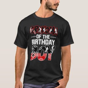 Oma van de Birthday Boy BMX Bike Matching Fa T-shirt
