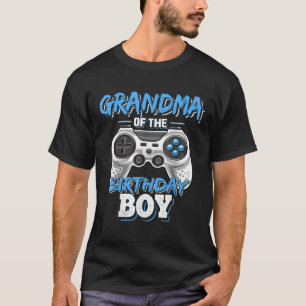Oma van de Birthday Boy Matching Video Gamer P T-shirt