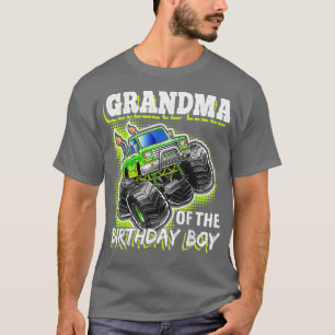 Oma van de Birthday Boy Monster Truck Birthday T-shirt