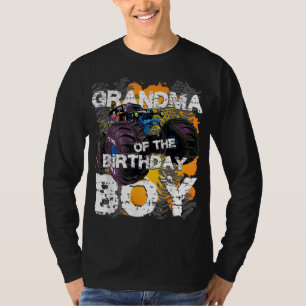 Oma van de 'Birthday Boy Monster Truck Matching' T-shirt