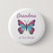 Oma van de Bride Butterfly Button (Voorkant)