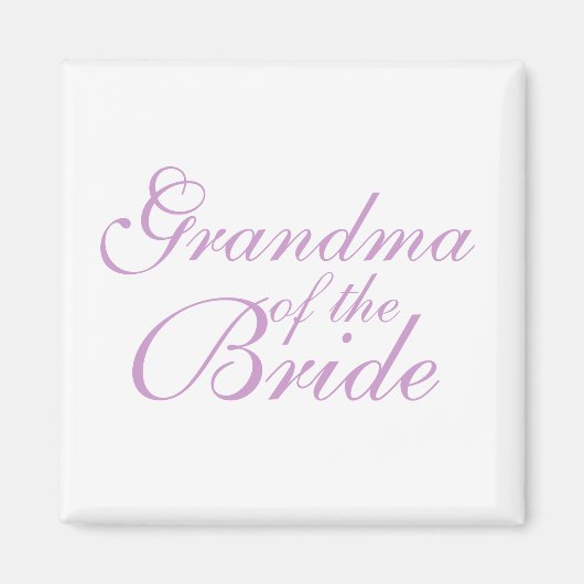 Oma van de Bride Magneet (Voorkant)