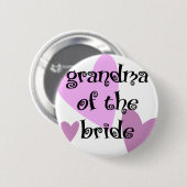 Oma van de Bride Ronde Button 5,7 Cm (Voorkant /achterkant)
