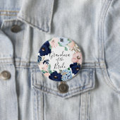 Oma van de Bride Ronde Button 7,6 Cm (In situ)