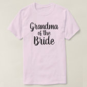 Oma van de Bride T-shirt (Design voorkant)