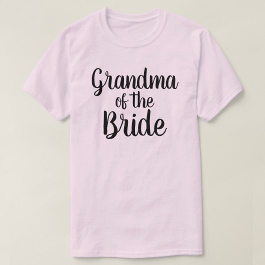Oma van de Bride T-shirt (Design voorkant)