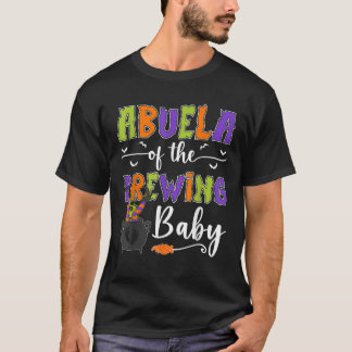 Oma van de Brouwende Baby Halloween Heks Baby Sh T-shirt