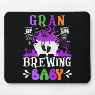 Oma van de Brouwende Baby Oma Wordt Halloween Muismat