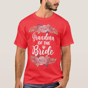Oma van de bruid Bruidsuitnodiging Huwelijksfeest  T-shirt